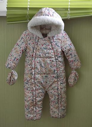 Тёплый комбинезон на 12-18 мес.