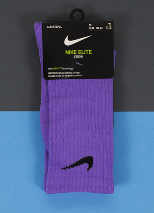 Носки nike elite dri-fit высокие спортивные для футбола или баскетбола