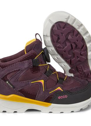 Шкіряні черевики ecco urban hiker burgundy