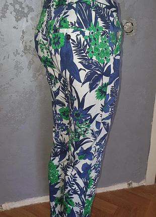 Брючки zara (принт)3 фото