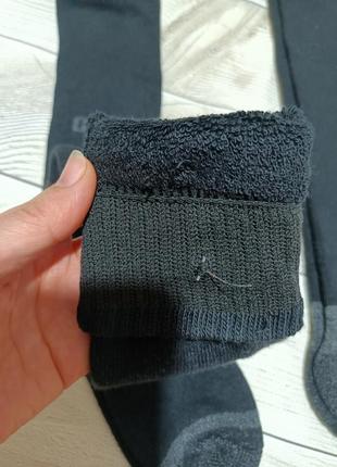 Шкарпетки довгі теплі махрові з посиленою п'ятою і носком cat6 фото