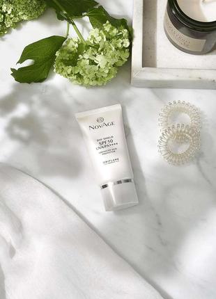 Мультифункциональный защитный крем для лица spf 50 novage