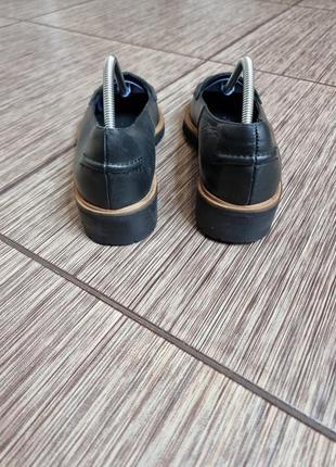 Кожаные лоферы, туфли на толстой подошве office london, натуральная кожа5 фото