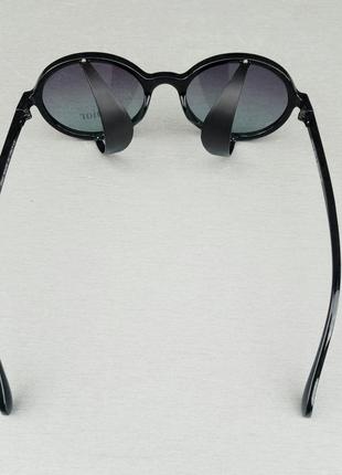 Christian dior очки унисекс солнцезащитные черные с серо  синем градиентом5 фото