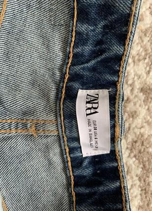Джинсові шорти zara 4