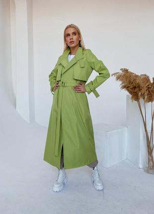 Тренч тренчкот плащ (багато квітів)