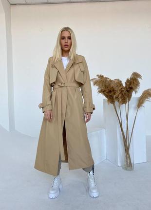 Тренч тренчкот плащ (багато квітів)