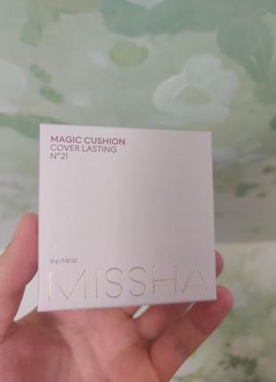 Кушон №21 missha m magic cushion cover lasting spf50+/pa+++2 фото