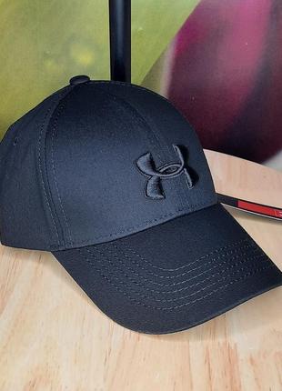 Кепка бейсболка чорна черная з логотипом андер армор under armor