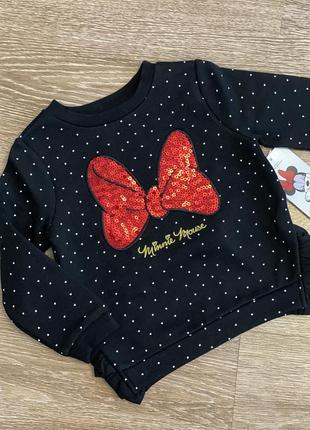 Суперская толстовочка з minnie mouse від c&a, німеччина