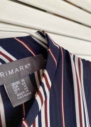 Блуза в смужку primark, uk 16, можна 12-146 фото