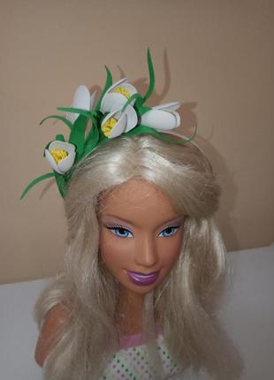 Обруч підсніжники квіти весни