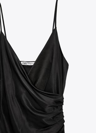 Плаття zara в білизняному стилі s m