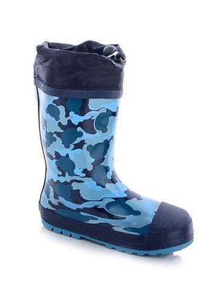 Сапоги резиновые для мальчиков, синие