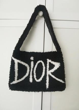 Сумка  хэнд мейд, hand made, dior