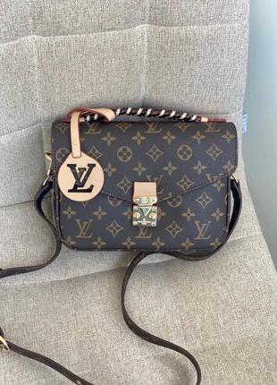 Жіноча сумка в стилі lv pochette metis