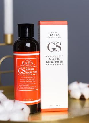 Тонер с кислотами для проблемной кожи cos de baha gs aha bha facial toner1 фото