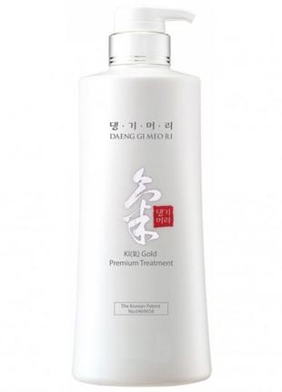 Интенсивный увлажняющий кондиционер для всех типов волос daeng gi meo ri gold premium treatment1 фото