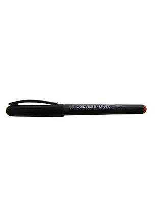 Маркер перманентный красный 0,6мм cd-liner 4616 ergoline