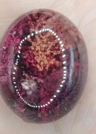 Кабошон камень фантомный аквариумный кварц7 фото