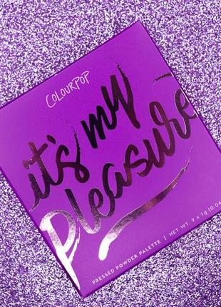 Sale!!! тіні colourpop its my pleasure (зміщений один рефилл)4 фото