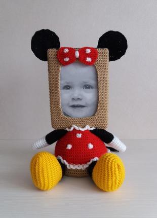 Міккімаус фоторамка м'яка іграшка декор