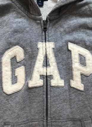 Худи gap kids на молнии с начесом на 8-10 лет2 фото