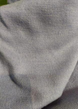 Базовий комфортний джемпер бузкового кольору зі стовідсотковою вовни3 фото