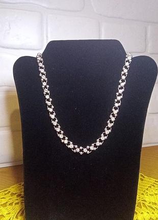Ожерелье чокер со стразами
