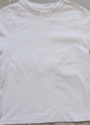 Белая футболка primark для мальчика 3-4 года или девочку