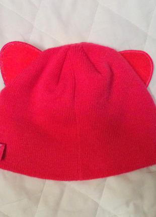 Яскрава рожева з вушками подвійна шапочка hello kitty sanrio3 фото