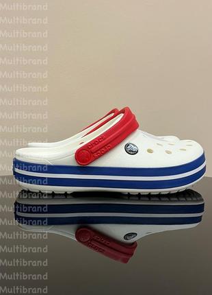 Крокси білі жіночі crocband crocs1 фото