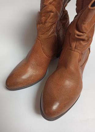 Spm кожаные полусапожки голландского бренда.брендовая обувь stock6 фото