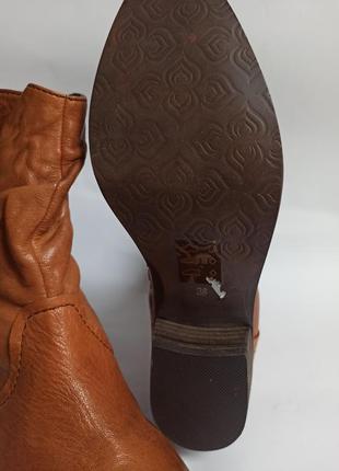 Spm кожаные полусапожки голландского бренда.брендовая обувь stock8 фото