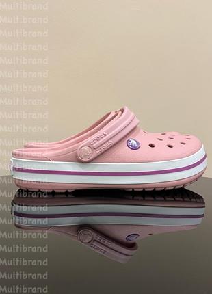 Кроксы женские пудровые crocband crocs1 фото