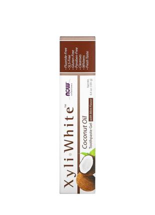 Xyliwhite 
solutions, xyliwhite, зубная гель-паста с кокосовым маслом, мята, 181 г