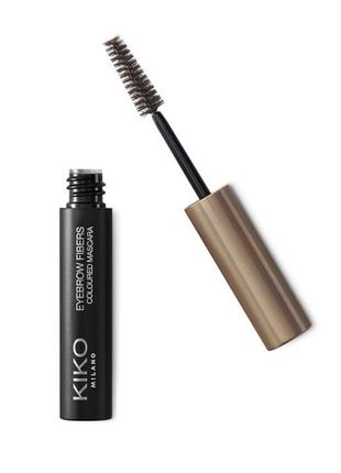 Kiko milano eyebrow fibers coloured mascara тушь для бровей