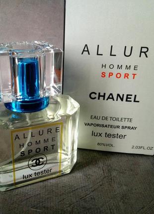 💣allure homme sport 💣класний чоловічий аромат тестер концентрат 60 мл емірати5 фото