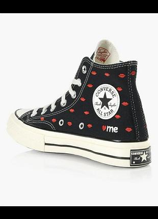 Кеди converse chuck 70 с валентинками