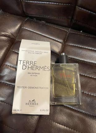 Terre d'hermes eau intense vetiver 100 ml tester