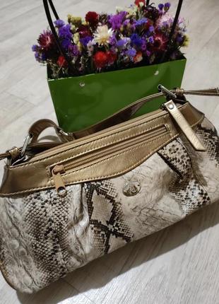 Сумка жіноча під шкіру пітона