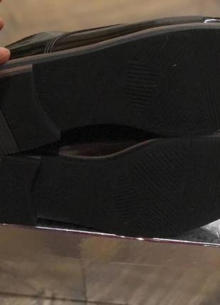 Черные классически замшевые туфли varese италия размер 39 натуральная замша5 фото