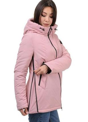 Женская осенняя полуприталенная курточка2 фото
