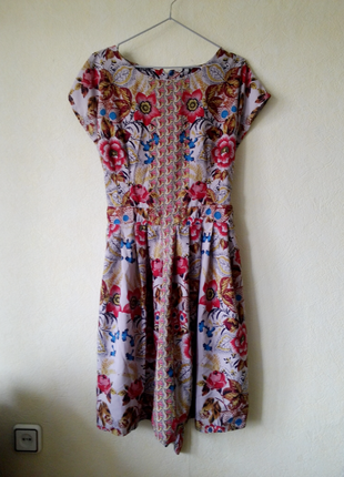 Новое платье с цветочным принтом размер 18 Парк1 фото