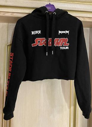 Тренд! укорочена толстовка