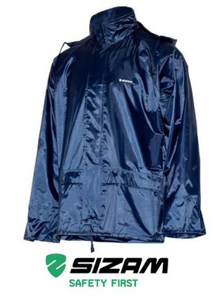 Костюм від дощу багаторазовий з покриттям pvc sizam plymouth m синій 302493 фото