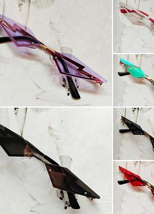 Очки молния прозрачные