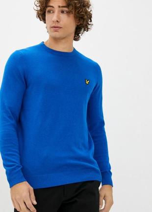 Свитер мужской (цвета электрик) lyle scott