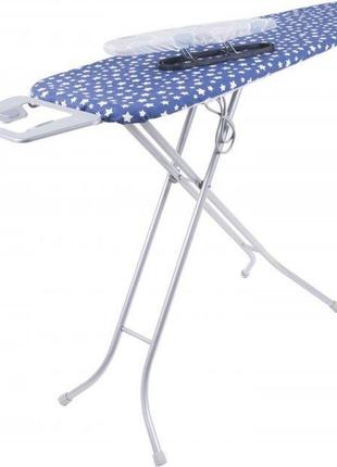 Гладильна дошка з розеткою і подрукавником eurohome 9995 38х120 см