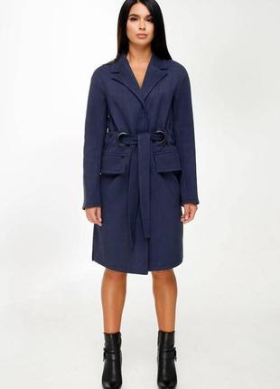 Женское пальто с кулиской в виде пояса   рр 44-54